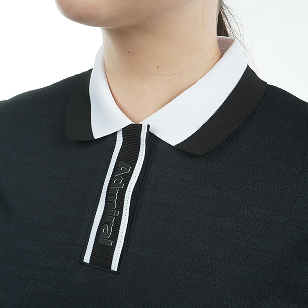 アドミラル ゴルフ Admiral GOLF レディース レディース ロゴジャガード ポロシャツ ADLA508 詳細15