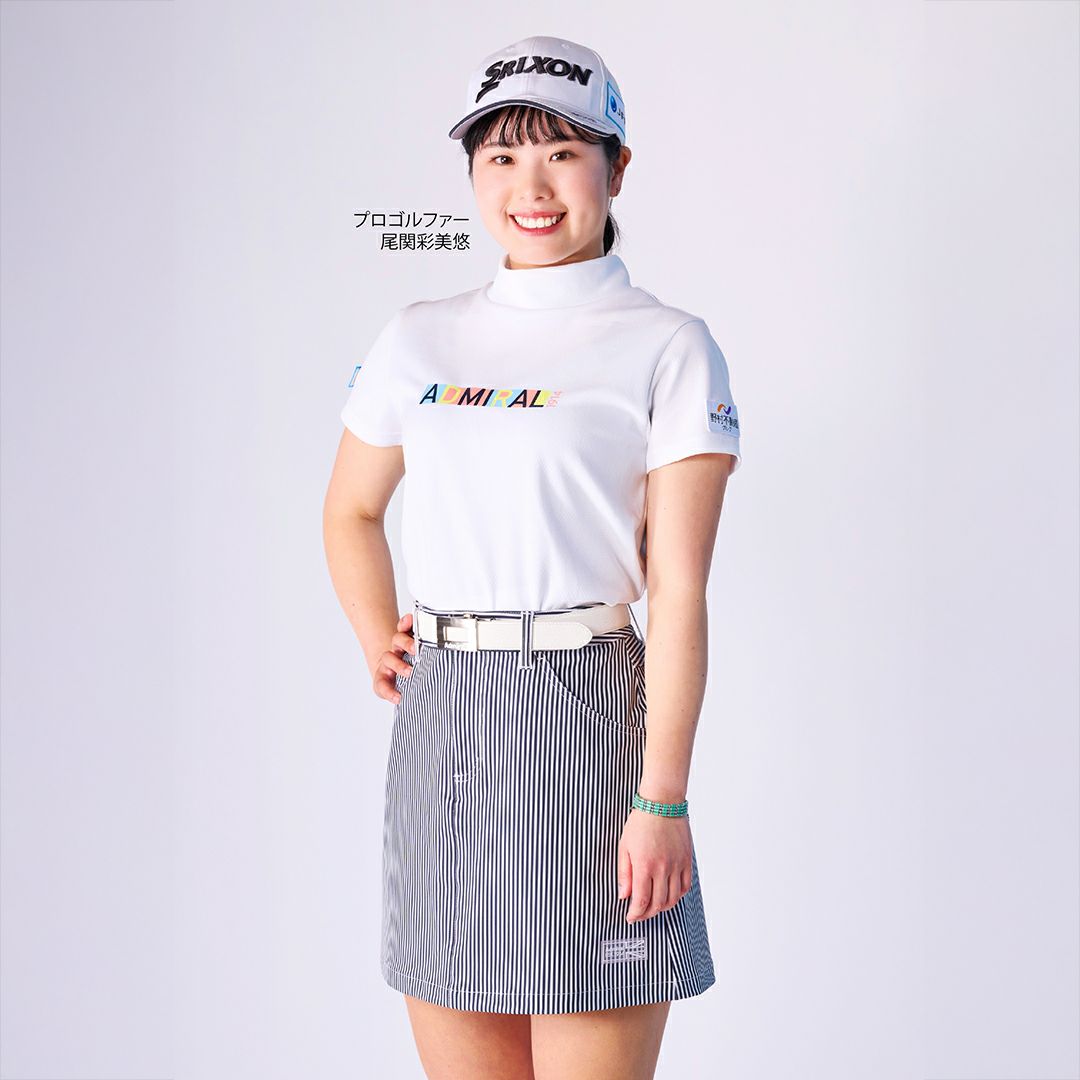 アドミラル ゴルフ Admiral GOLF レディース レディース 4WAYツイル ストライプスカート ADLA509 詳細1