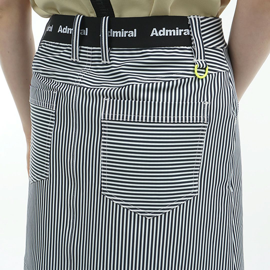 アドミラル ゴルフ Admiral GOLF レディース レディース 4WAYツイル ストライプスカート ADLA509 詳細14