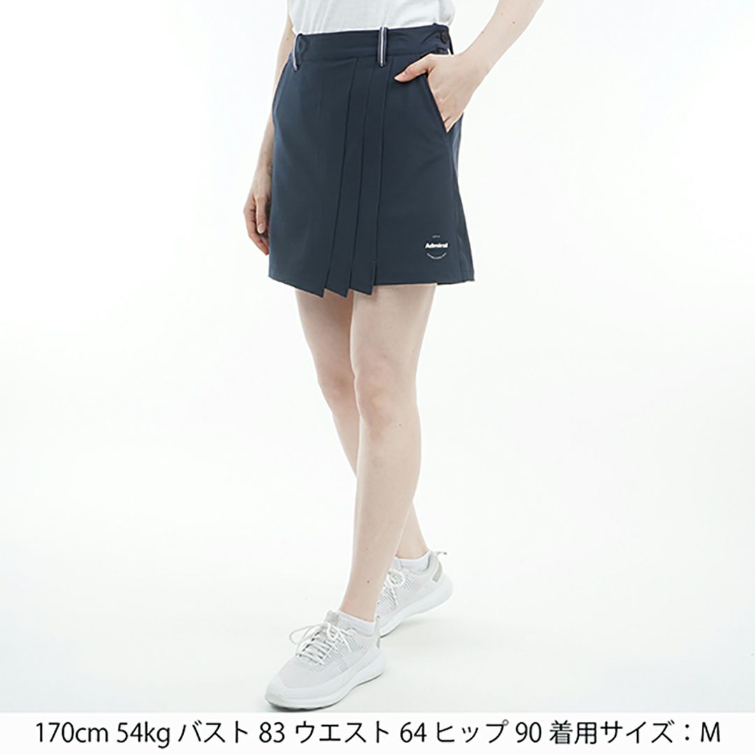 アドミラル ゴルフ Admiral GOLF レディース レディース 4WAYツイル フロントタックキュロット ADLA510 詳細11