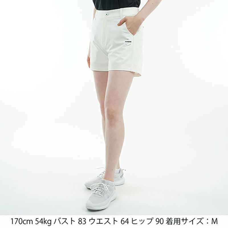 Admiral 白 フレアショートパンツ 4WAYストレッチ ベーシック ショートパンツADMA324 – ADMIRAL