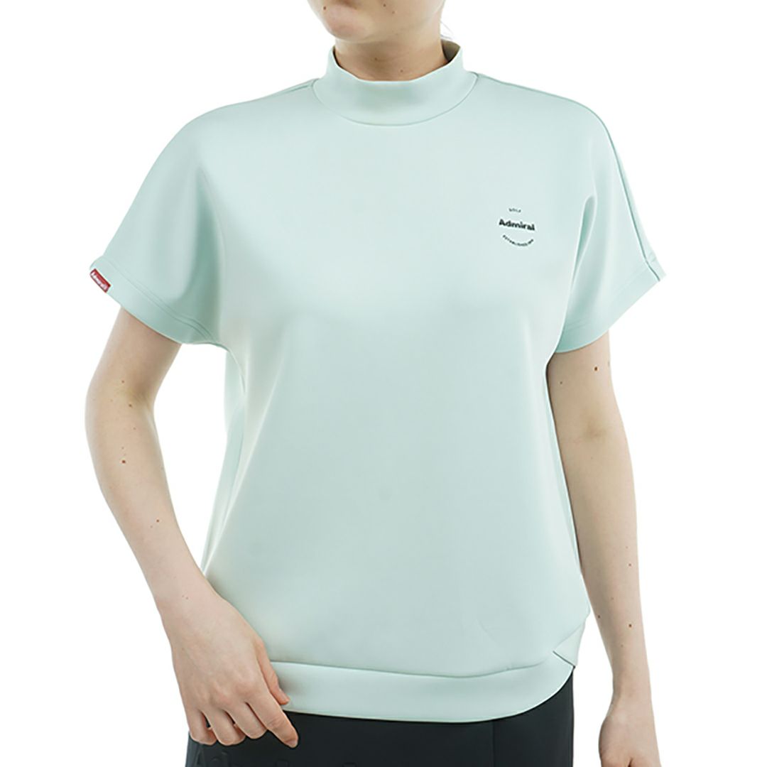 アドミラル ゴルフ Admiral GOLF レディース レディース エンボスロゴ ダンボールモックシャツ ADLA513 詳細1