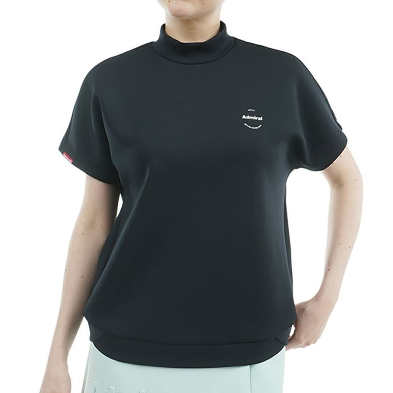 アドミラルゴルフ　ロゴエンボス モックシャツ　L ロゴエンボス モックシャツ ADLA403 – ADMIRAL