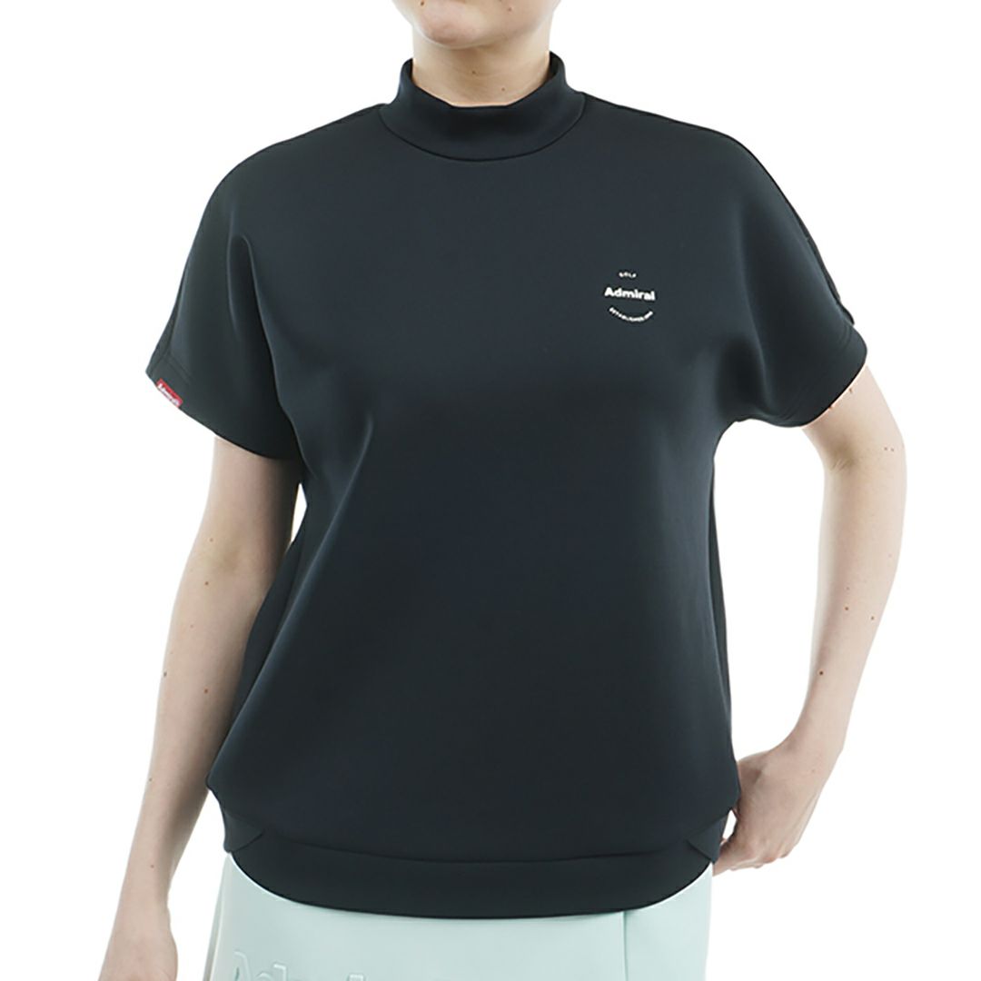 アドミラル ゴルフ Admiral GOLF レディース レディース エンボスロゴ ダンボールモックシャツ ADLA513 詳細3
