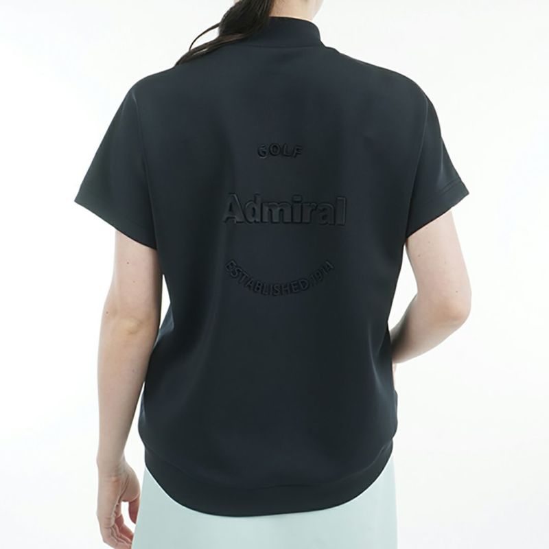 アドミラル ゴルフ Admiral GOLF レディース レディース エンボスロゴ ダンボールモックシャツ ADLA513 詳細10