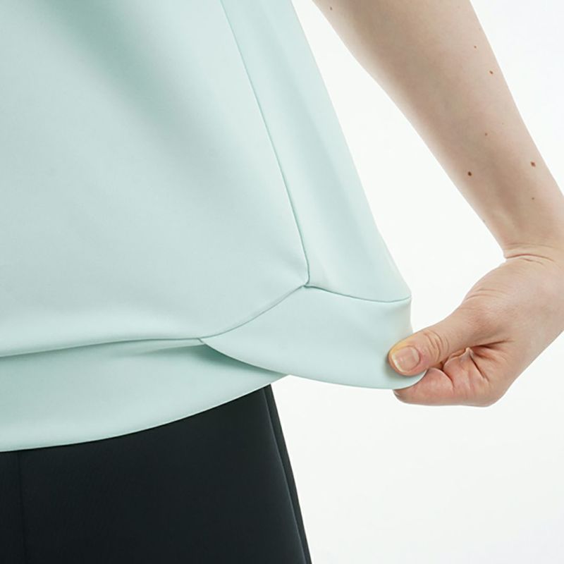 アドミラル ゴルフ Admiral GOLF レディース レディース エンボスロゴ ダンボールモックシャツ ADLA513 詳細15