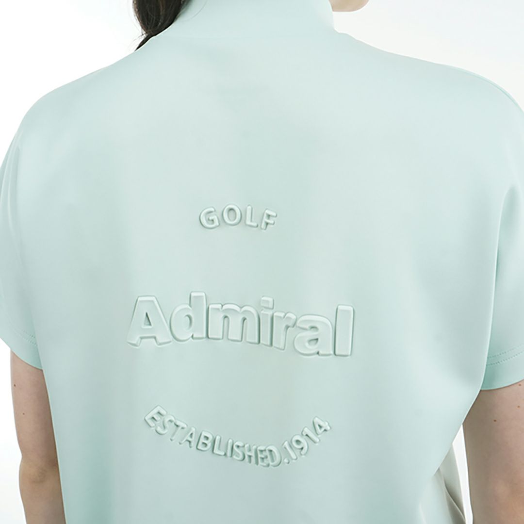 アドミラル ゴルフ Admiral GOLF レディース レディース エンボスロゴ ダンボールモックシャツ ADLA513 詳細16