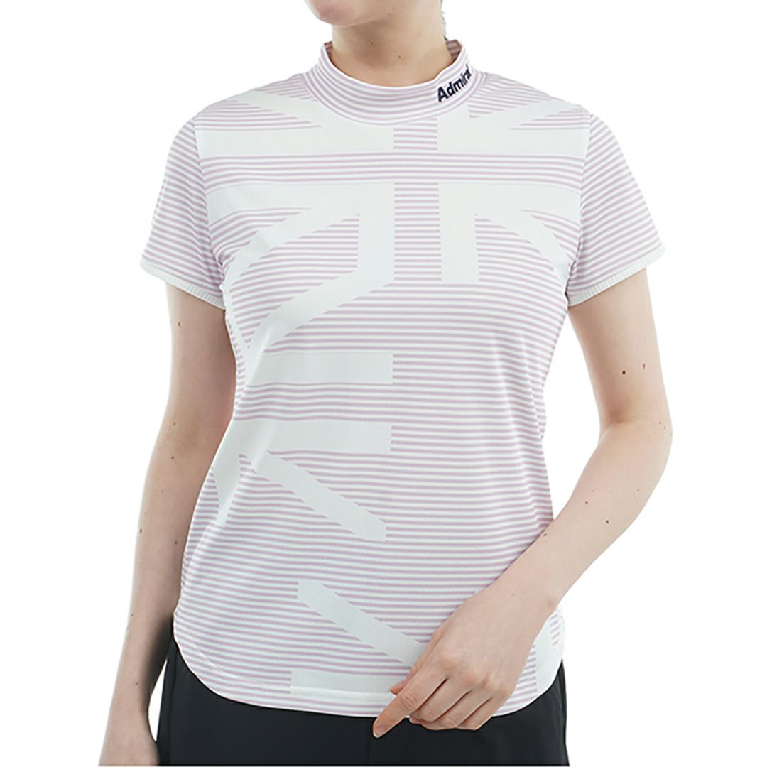 アドミラル ゴルフ Admiral GOLF レディース レディース スパッシー ユニオンジャックモックシャツ ADLA516 詳細1