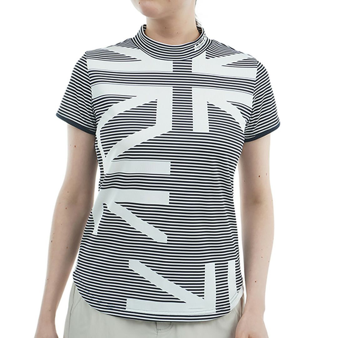 アドミラル ゴルフ Admiral GOLF レディース レディース スパッシー ユニオンジャックモックシャツ ADLA516 詳細3