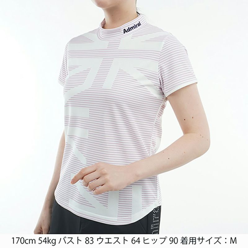 アドミラル ゴルフ Admiral GOLF レディース レディース スパッシー ユニオンジャックモックシャツ ADLA516 詳細5