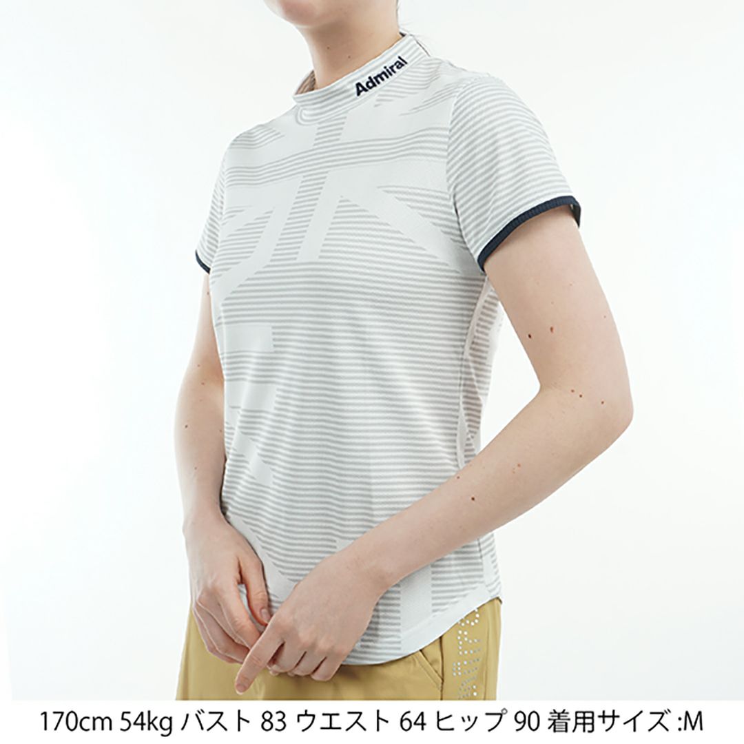 アドミラル ゴルフ Admiral GOLF レディース レディース スパッシー ユニオンジャックモックシャツ ADLA516 詳細7