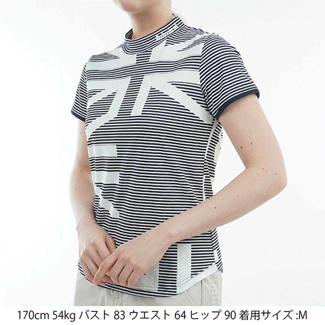 アドミラル ゴルフ Admiral GOLF レディース レディース スパッシー ユニオンジャックモックシャツ ADLA516 詳細9