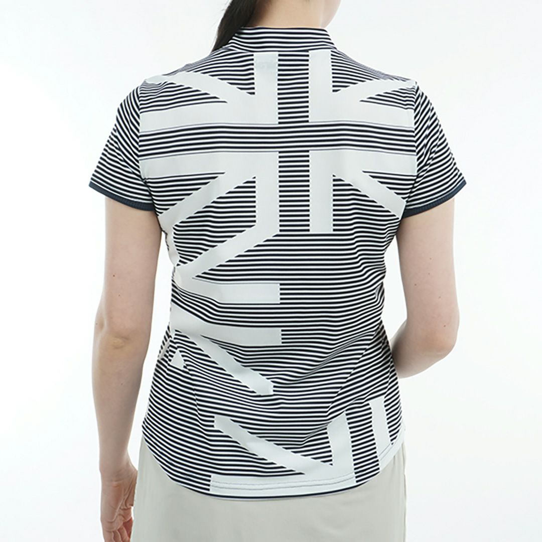 アドミラル ゴルフ Admiral GOLF レディース レディース スパッシー ユニオンジャックモックシャツ ADLA516 詳細10