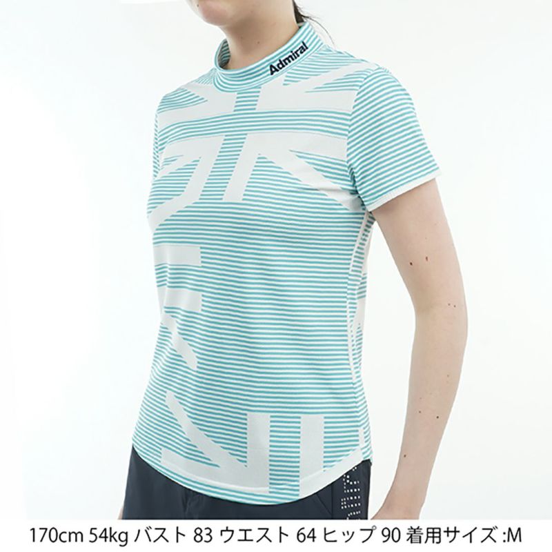 アドミラル ゴルフ Admiral GOLF レディース レディース スパッシー ユニオンジャックモックシャツ ADLA516 詳細11