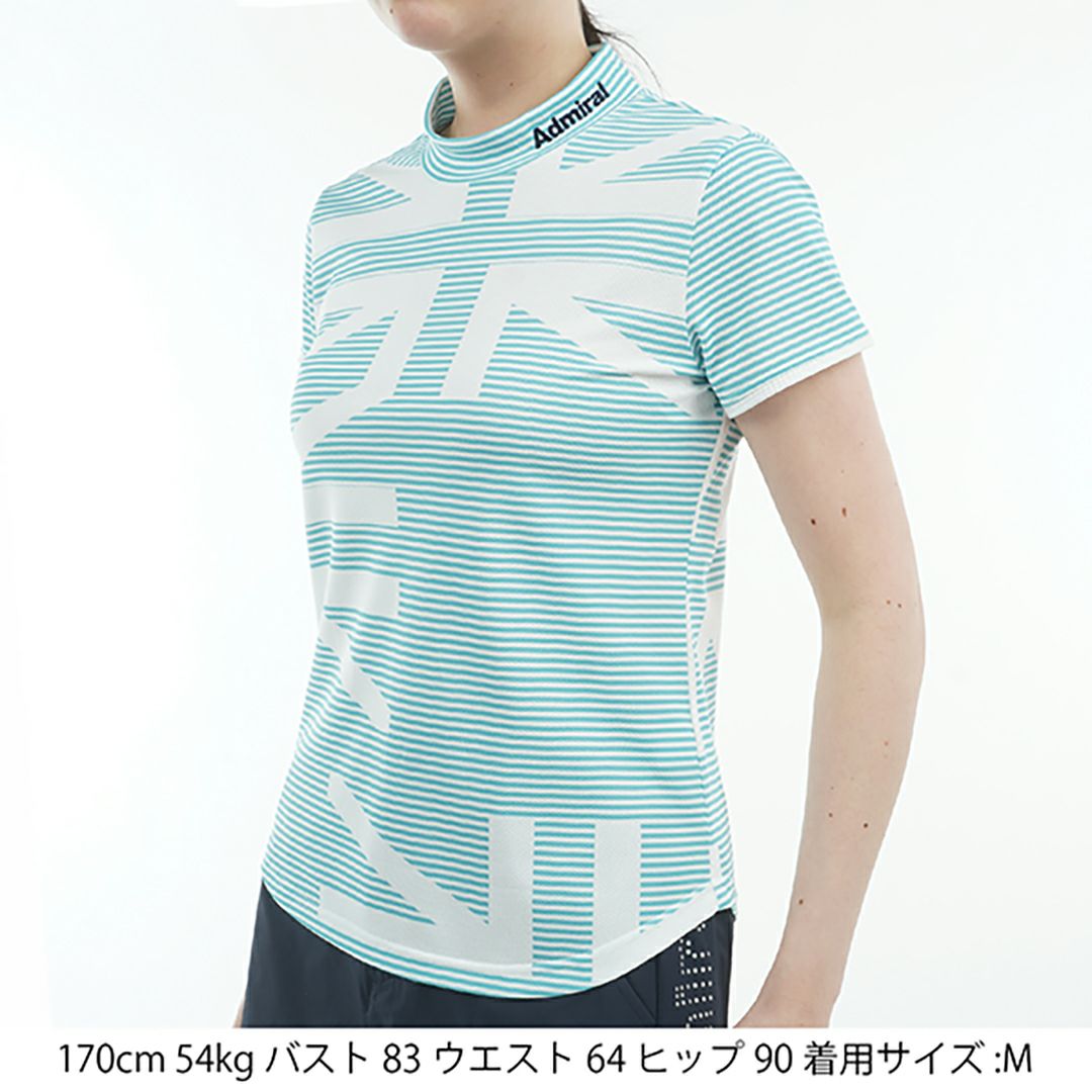 アドミラル ゴルフ Admiral GOLF レディース レディース スパッシー ユニオンジャックモックシャツ ADLA516 詳細11