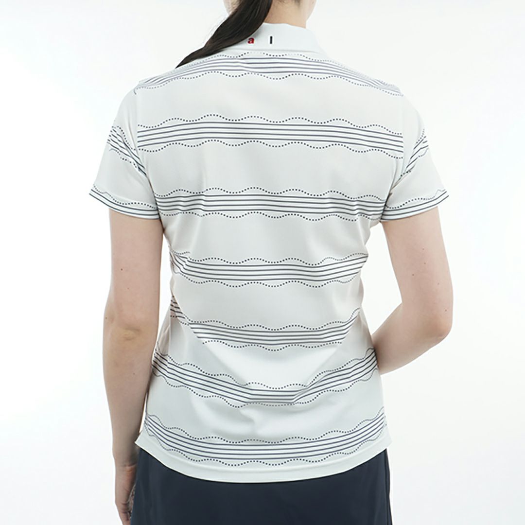 アドミラル ゴルフ Admiral GOLF レディース レディース スパッシー ウェーブストライプ ポロシャツ ADLA517 詳細7