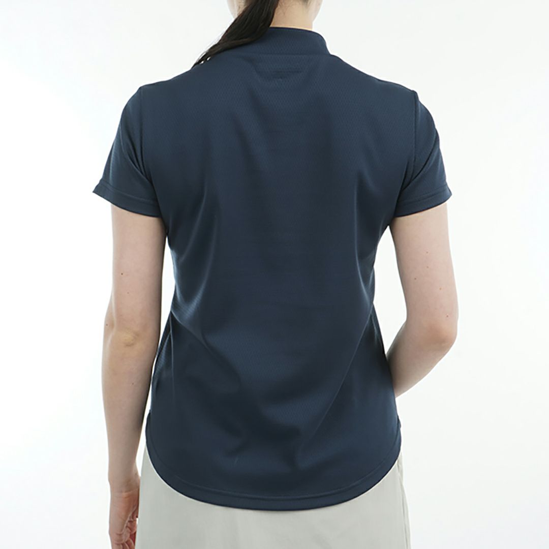 アドミラル ゴルフ Admiral GOLF レディース レディース カラタッチ ロゴプリントモックシャツ ADLA518 詳細7