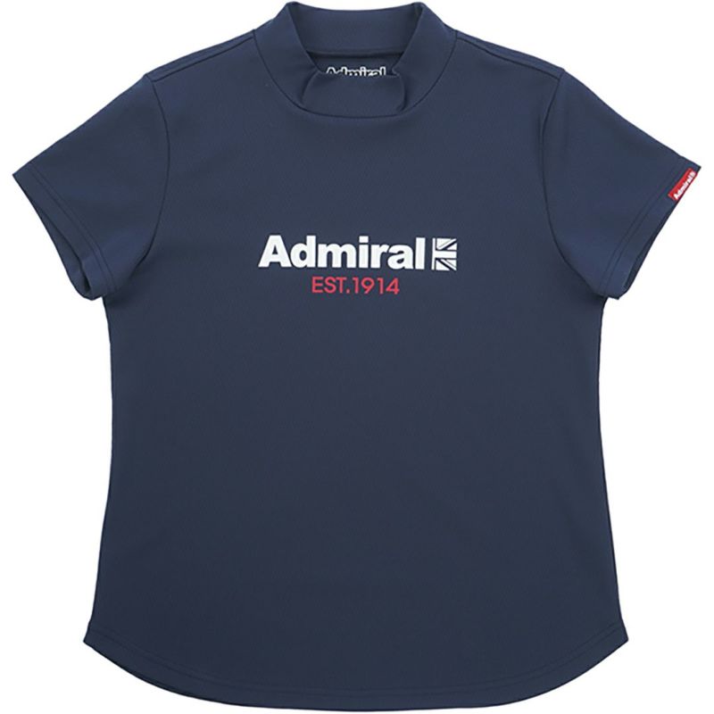 アドミラル ゴルフ Admiral GOLF レディース レディース カラタッチ ロゴプリントモックシャツ ADLA518 詳細8