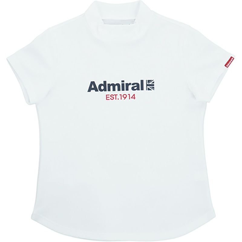 アドミラル ゴルフ Admiral GOLF レディース レディース カラタッチ ロゴプリントモックシャツ ADLA518 詳細11