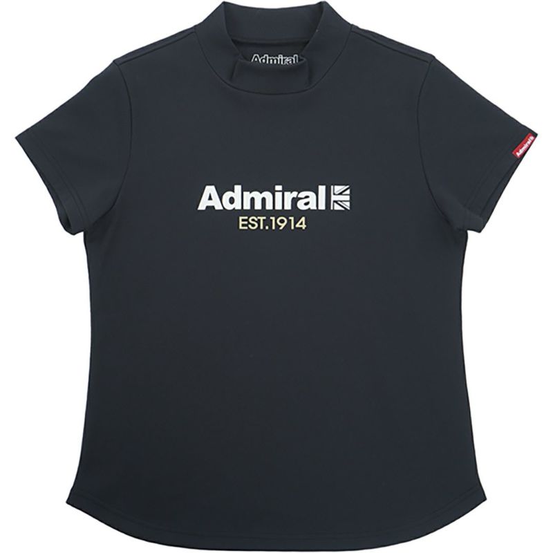 アドミラル ゴルフ Admiral GOLF レディース レディース カラタッチ ロゴプリントモックシャツ ADLA518 詳細14