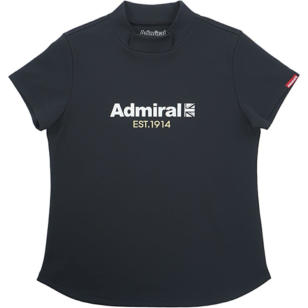 アドミラル ゴルフ Admiral GOLF レディース レディース カラタッチ ロゴプリントモックシャツ ADLA518 詳細14