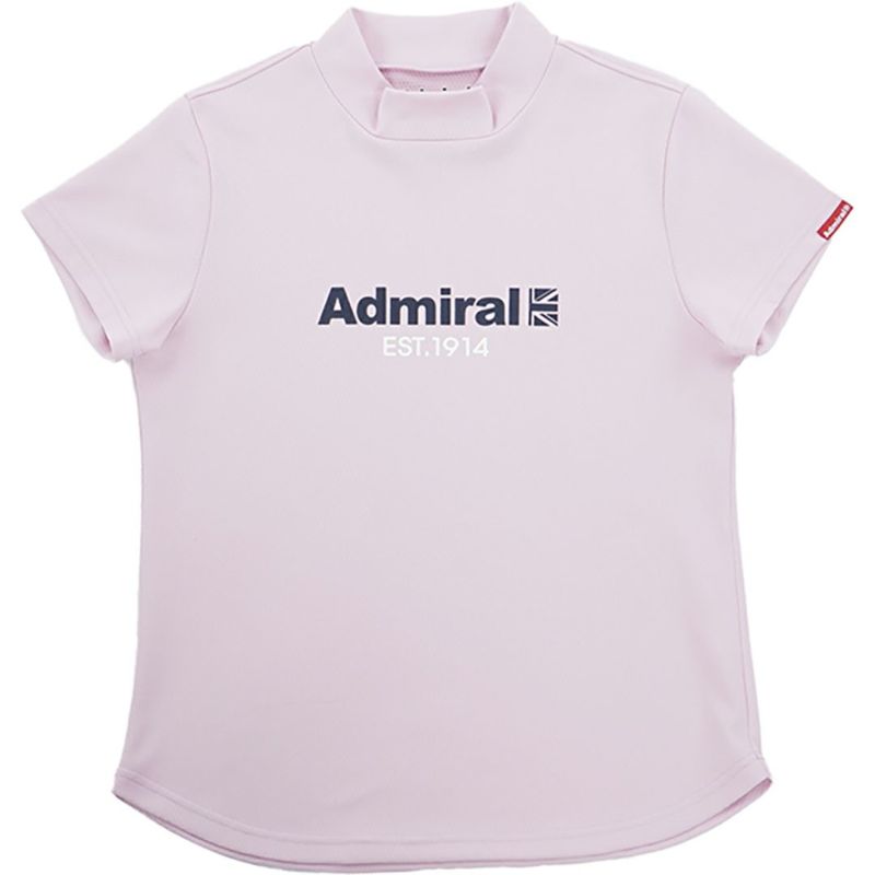 アドミラル ゴルフ Admiral GOLF レディース レディース カラタッチ ロゴプリントモックシャツ ADLA518 詳細17
