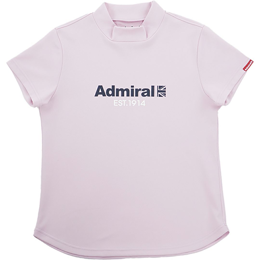 アドミラル ゴルフ Admiral GOLF レディース レディース カラタッチ ロゴプリントモックシャツ ADLA518 詳細17