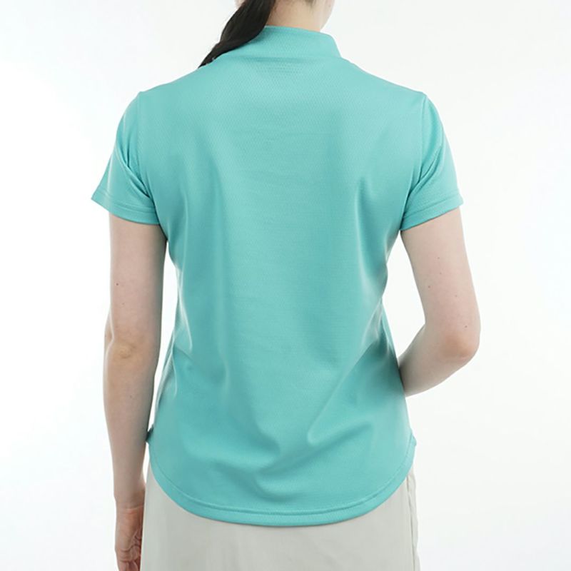 アドミラル ゴルフ Admiral GOLF レディース レディース カラタッチ ロゴプリントモックシャツ ADLA518 詳細19