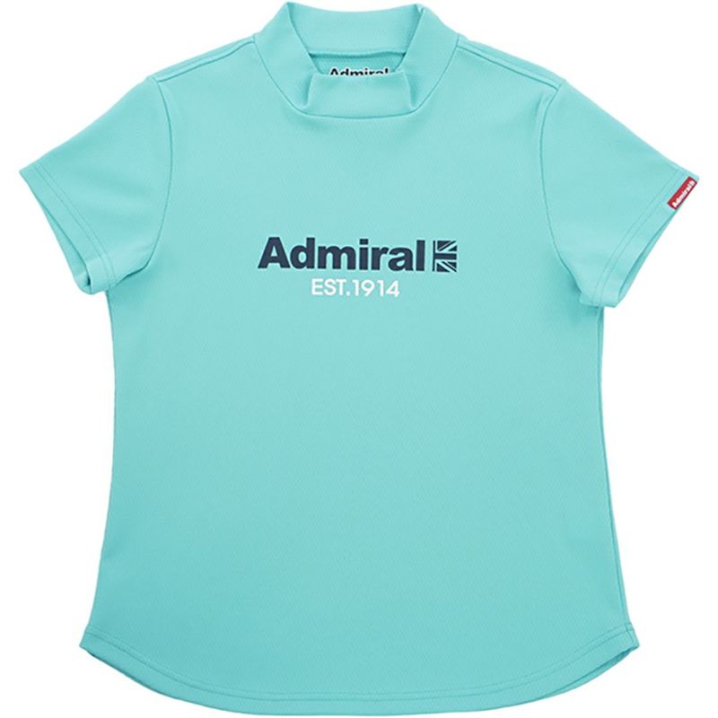 アドミラル ゴルフ Admiral GOLF レディース レディース カラタッチ ロゴプリントモックシャツ ADLA518 詳細20