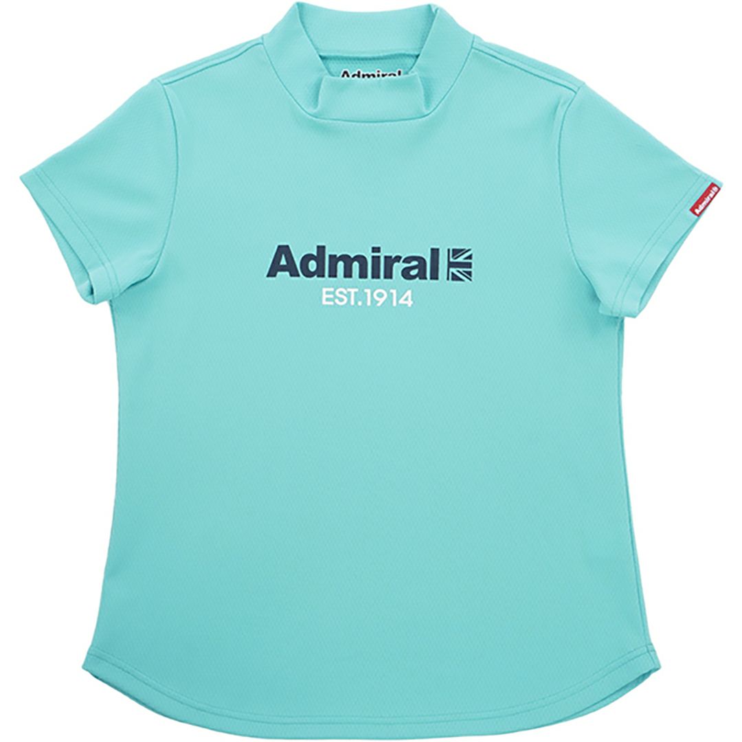 アドミラル ゴルフ Admiral GOLF レディース レディース カラタッチ ロゴプリントモックシャツ ADLA518 詳細20