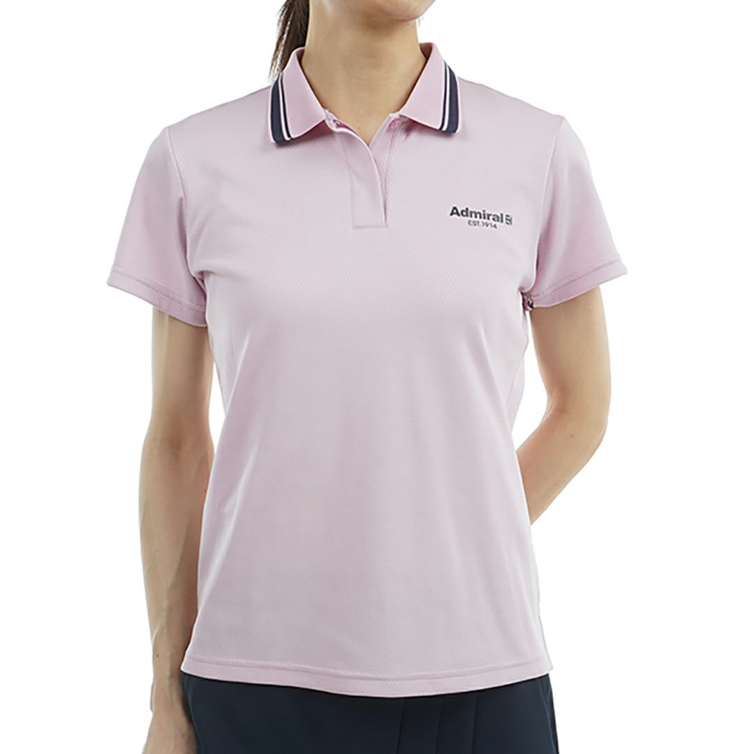 アドミラル ゴルフ Admiral GOLF レディース レディース カラタッチ ワンポイントポロシャツ ADLA519 詳細1