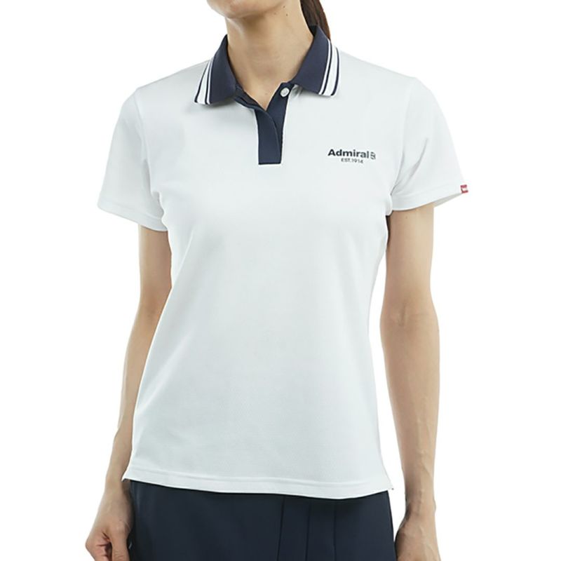 アドミラル ゴルフ Admiral GOLF レディース レディース カラタッチ ワンポイントポロシャツ ADLA519 詳細2