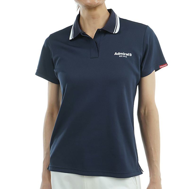 アドミラル ゴルフ Admiral GOLF レディース レディース カラタッチ ワンポイントポロシャツ ADLA519 詳細4