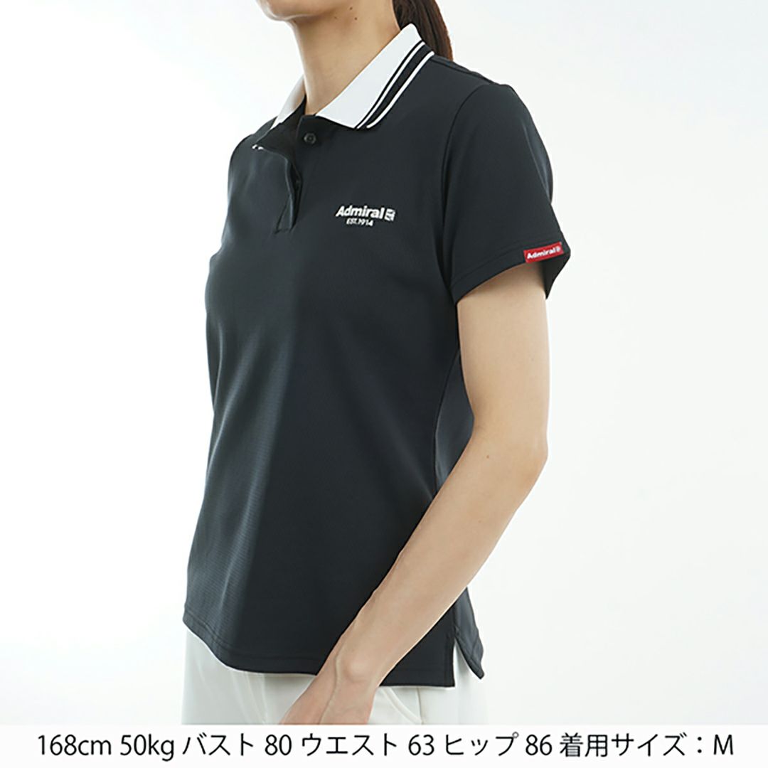 アドミラル ゴルフ Admiral GOLF レディース レディース カラタッチ ワンポイントポロシャツ ADLA519 詳細10