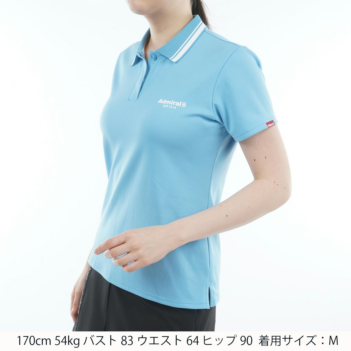 アドミラル ゴルフ Admiral GOLF レディース レディース カラタッチ ワンポイントポロシャツ ADLA519 詳細23