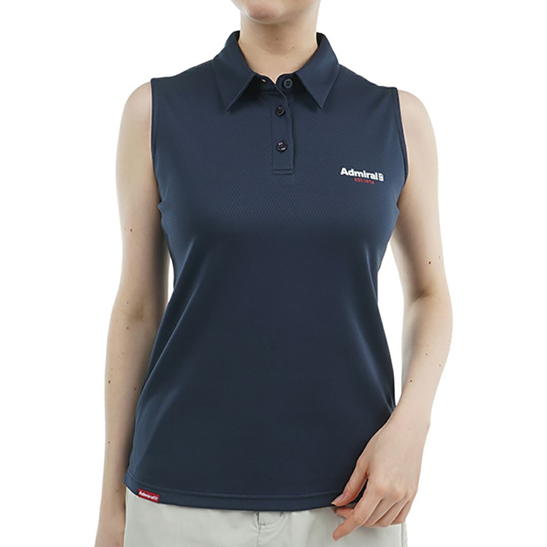 アドミラル ゴルフ Admiral GOLF レディース レディース カラタッチ ノースリーブシャツ ADLA520 詳細4
