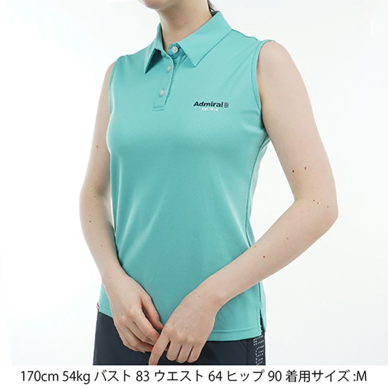 アドミラル ゴルフ Admiral GOLF レディース レディース カラタッチ ノースリーブシャツ ADLA520 詳細6