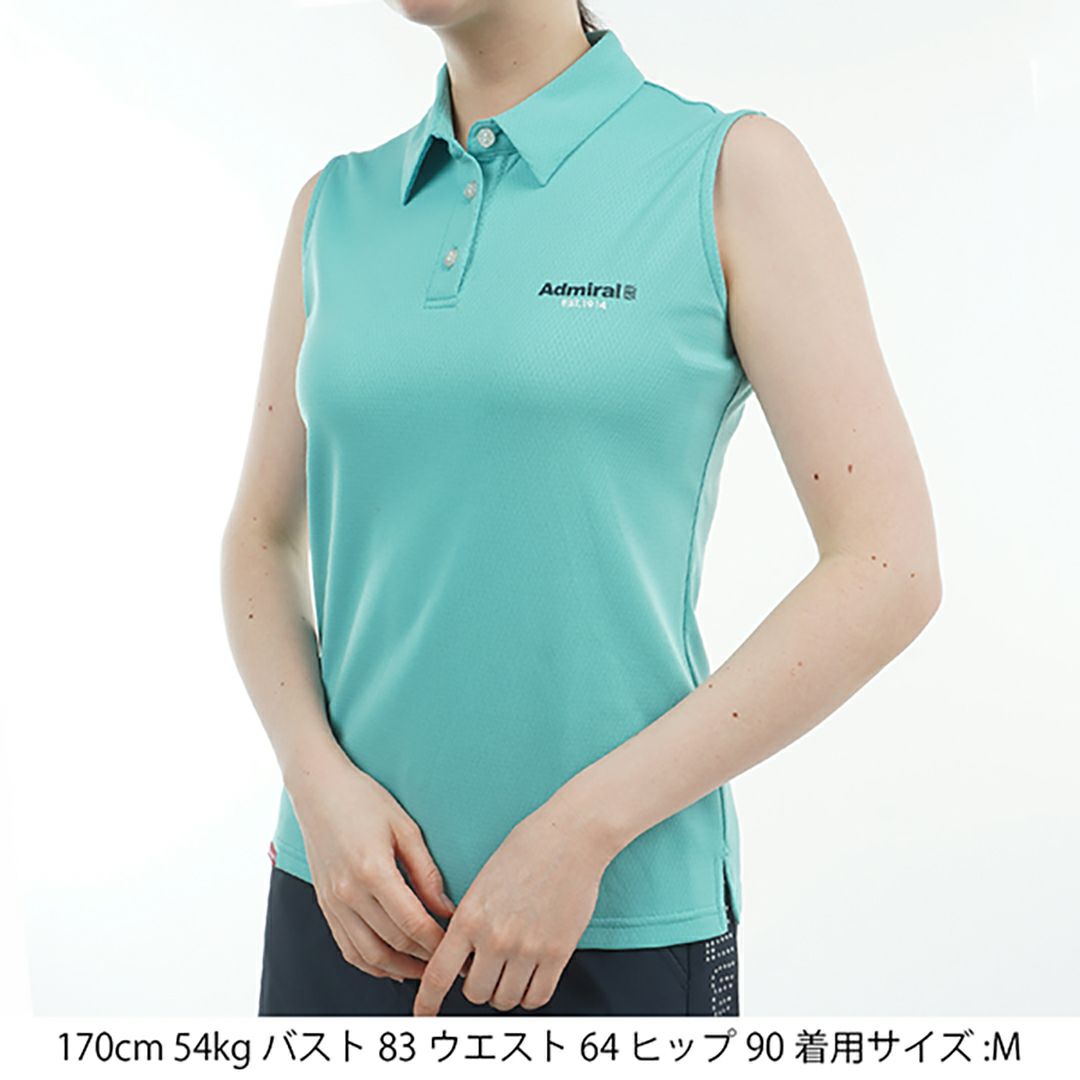 アドミラル ゴルフ Admiral GOLF レディース レディース カラタッチ ノースリーブシャツ ADLA520 詳細6