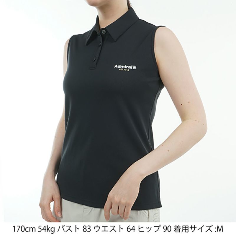 アドミラル ゴルフ Admiral GOLF レディース レディース カラタッチ ノースリーブシャツ ADLA520 詳細10