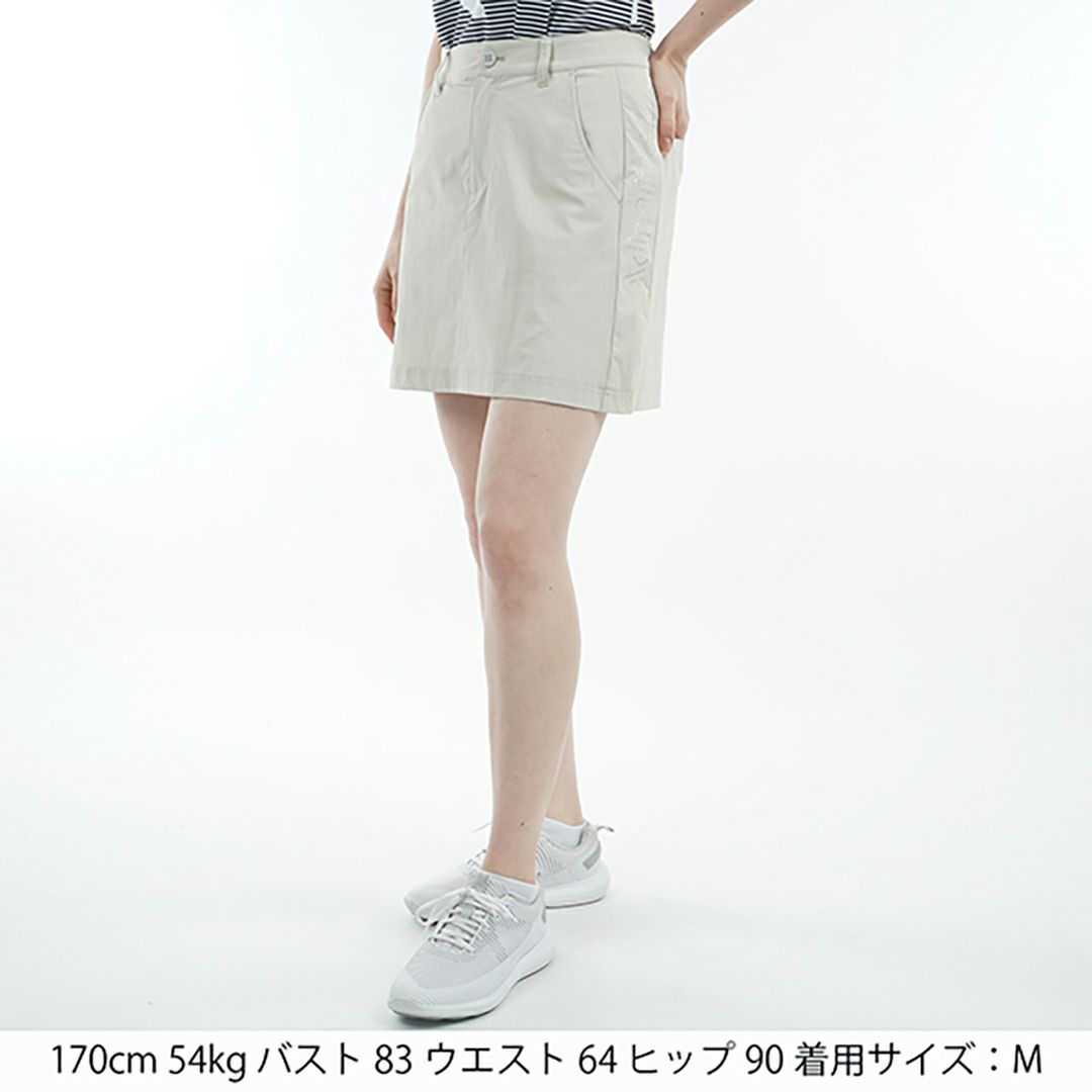 アドミラル ゴルフ Admiral GOLF レディース レディース 撥水ドット ロゴプリントスカート ADLA521 詳細9