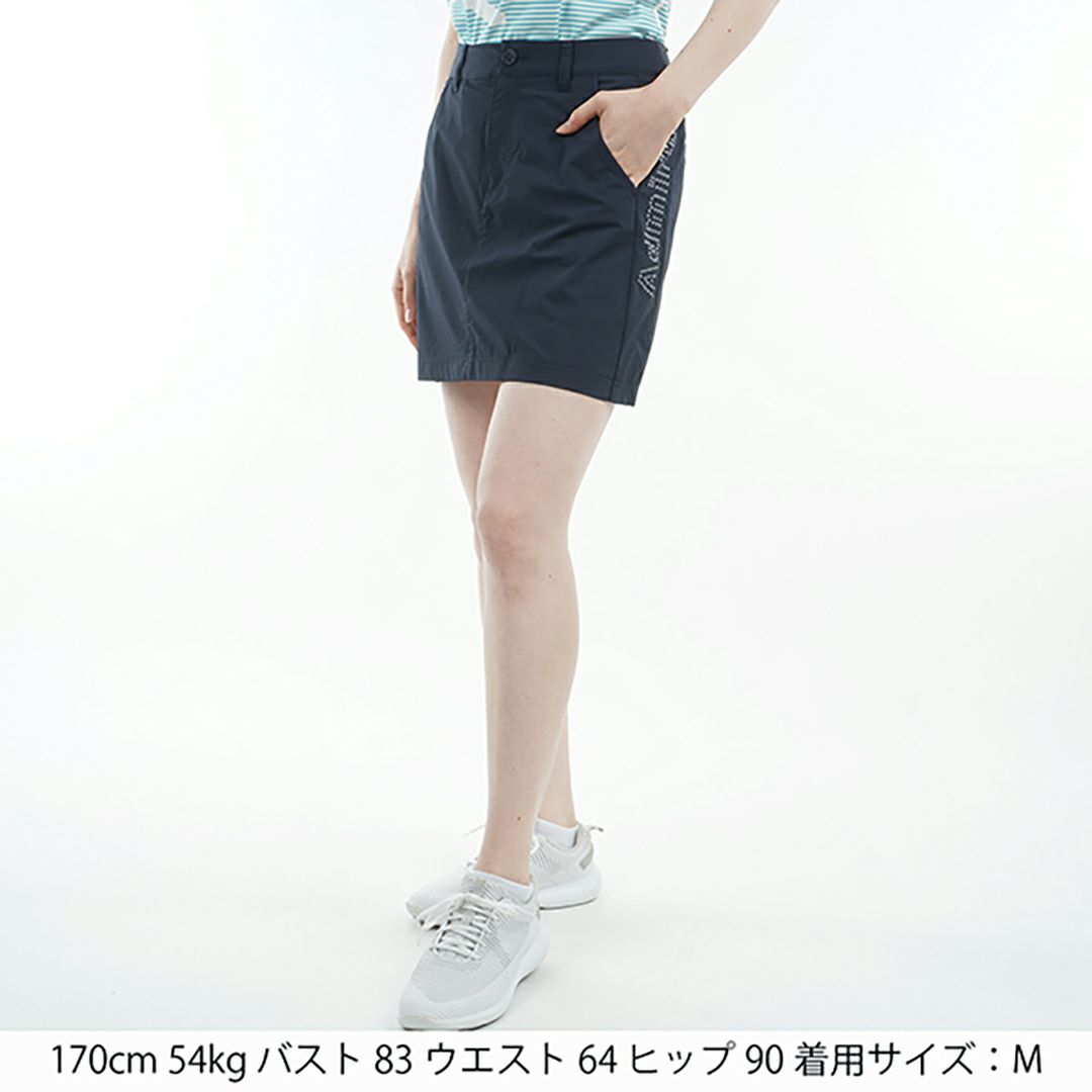 アドミラル ゴルフ Admiral GOLF レディース レディース 撥水ドット ロゴプリントスカート ADLA521 詳細11