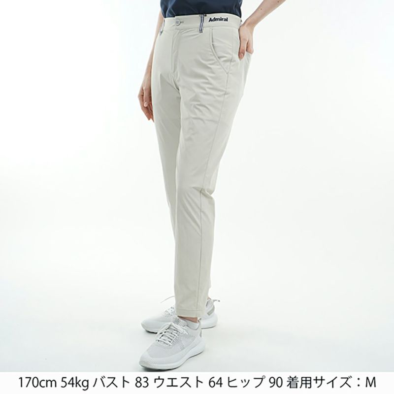 アドミラル ゴルフ Admiral GOLF レディース レディース 撥水ドットロゴ プリントロングパンツ ADLA522 詳細5