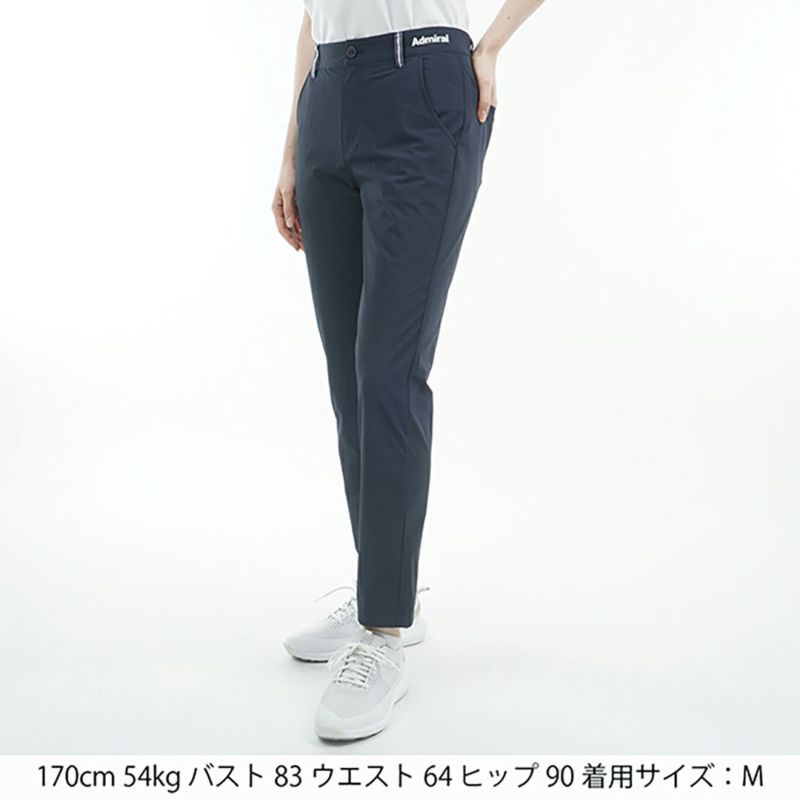 アドミラル ゴルフ Admiral GOLF レディース レディース 撥水ドットロゴ プリントロングパンツ ADLA522 詳細11