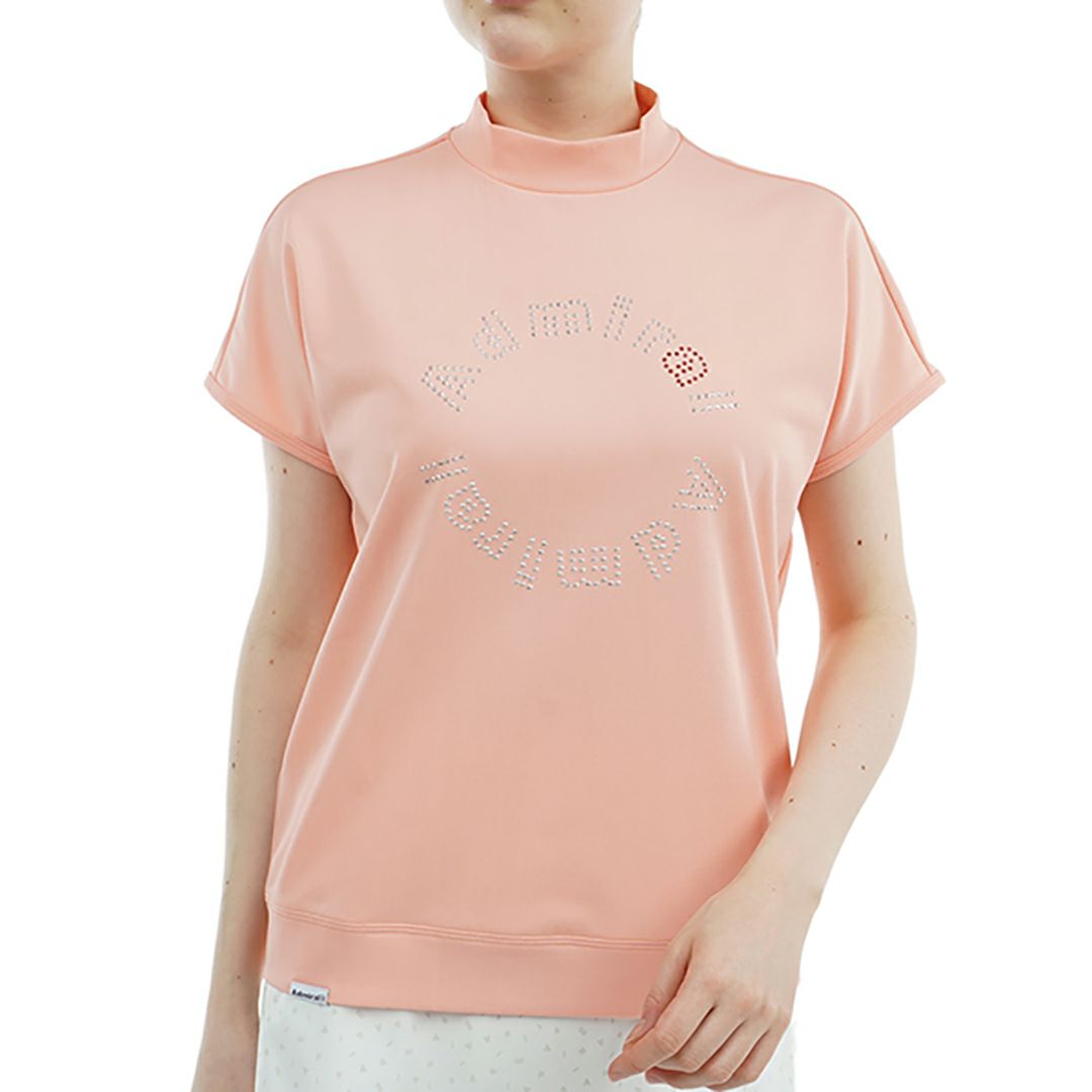 アドミラル ゴルフ Admiral GOLF レディース レディース メタリックロゴ カノコモックシャツ ADLA523 詳細1