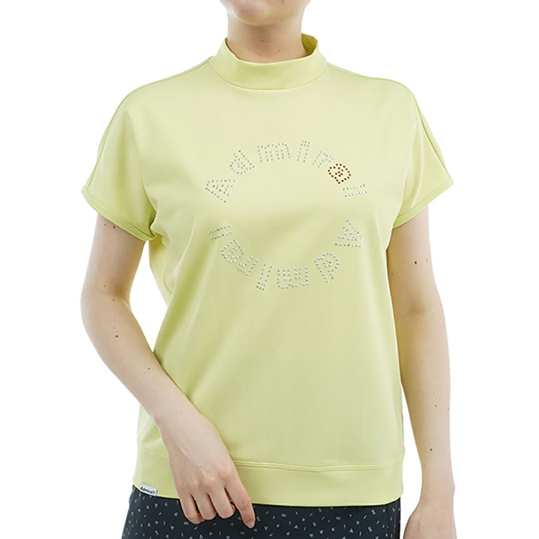 アドミラル ゴルフ Admiral GOLF レディース レディース メタリックロゴ カノコモックシャツ ADLA523 詳細4