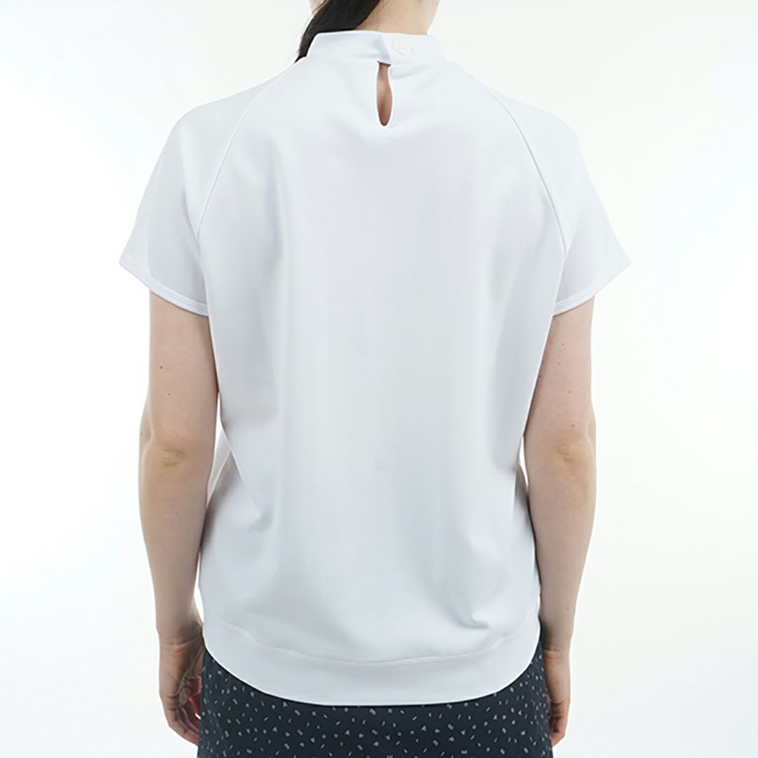 アドミラル ゴルフ Admiral GOLF レディース レディース メタリックロゴ カノコモックシャツ ADLA523 詳細8