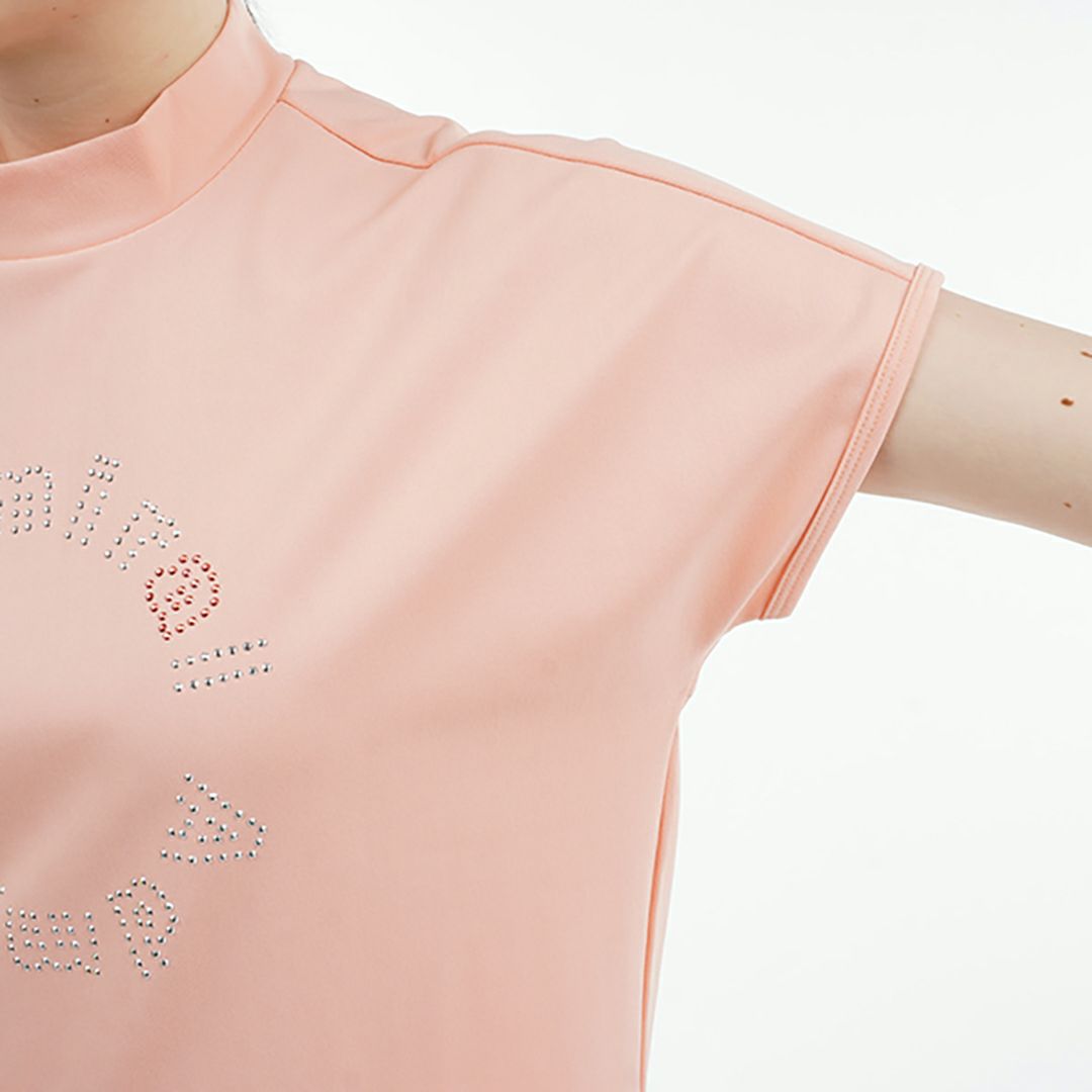 アドミラル ゴルフ Admiral GOLF レディース レディース メタリックロゴ カノコモックシャツ ADLA523 詳細16