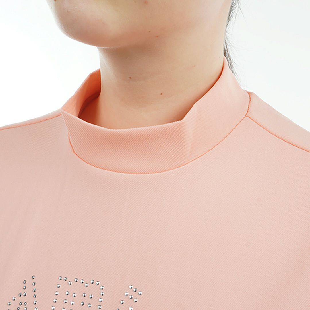 アドミラル ゴルフ Admiral GOLF レディース レディース メタリックロゴ カノコモックシャツ ADLA523 詳細18