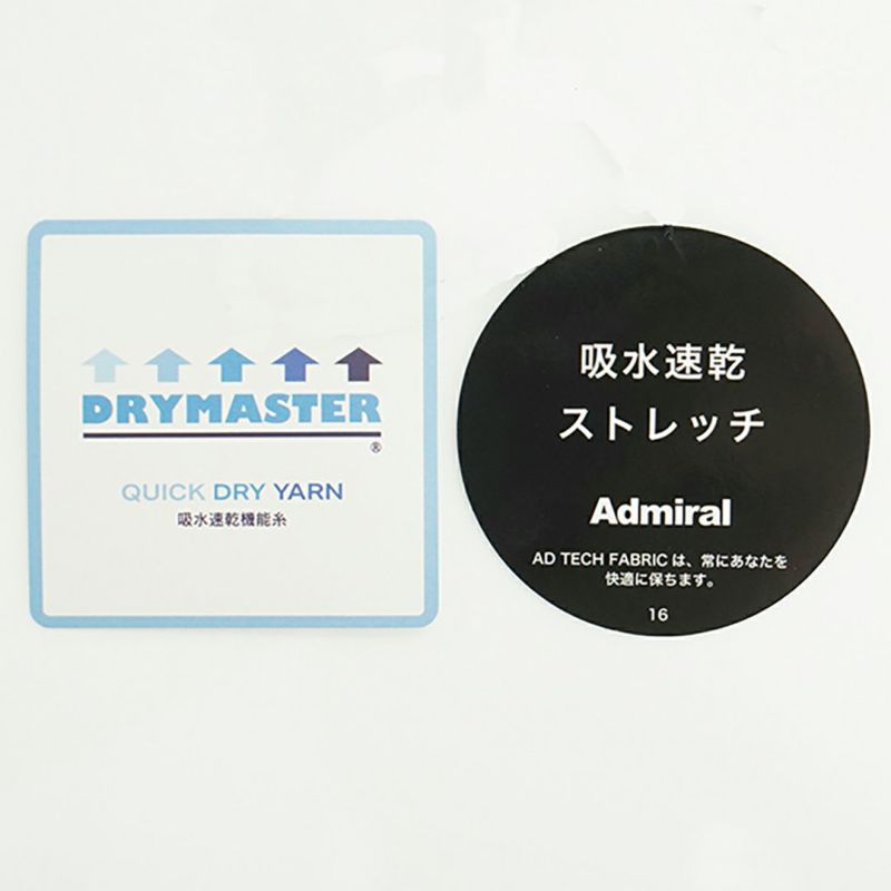 アドミラル ゴルフ Admiral GOLF レディース レディース メタリックロゴ カノコモックシャツ ADLA523 詳細20