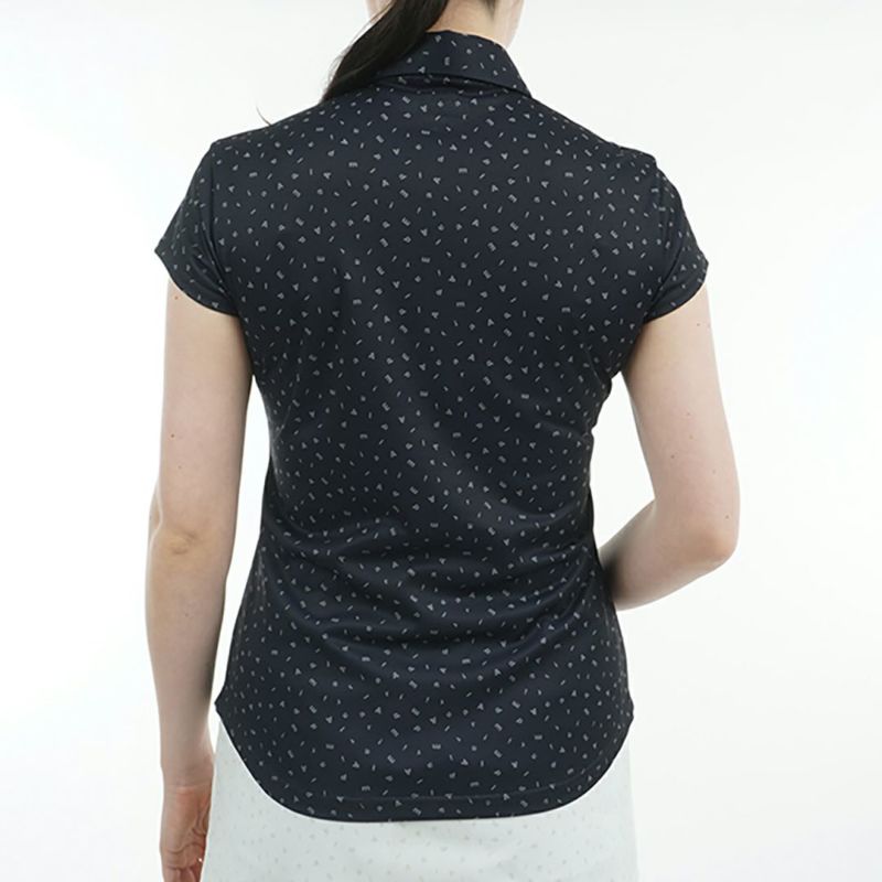 アドミラル ゴルフ Admiral GOLF レディース レディース ダンシングロゴ キャップスリーブポロシャツ ADLA524 詳細9